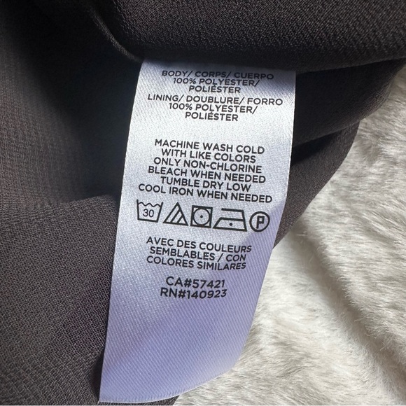 LOFT Strappy Dark Grey Camisole - Lined XS - Picture 8 of 9